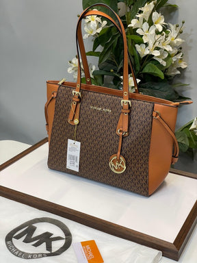 Michael  kors  tote  bag  with  dust bag (19028 coffe brown)