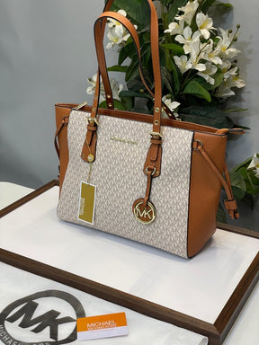 Michael  kors  tote  bag  with  dust bag (19028 biege brown)