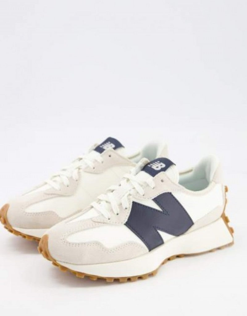 New Balance 327 White Navy 083