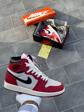 Nikee Air Jordan Retro 1 High Lost & Found With Og Box Yellow Bill Butter Paper