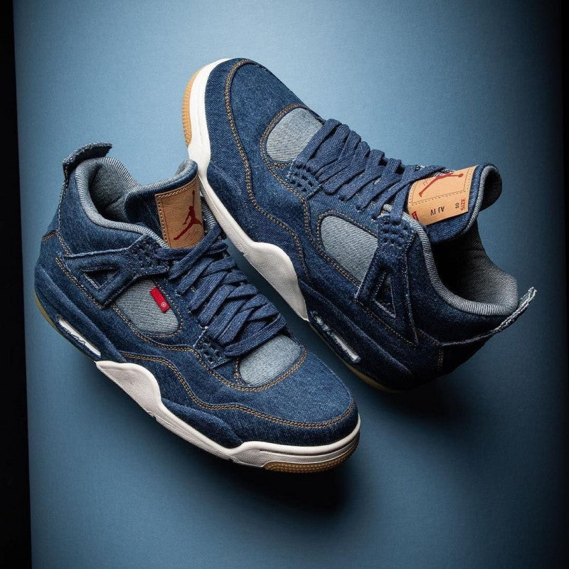 Nikee Air Jordan 4 X Levis denim blue (1080