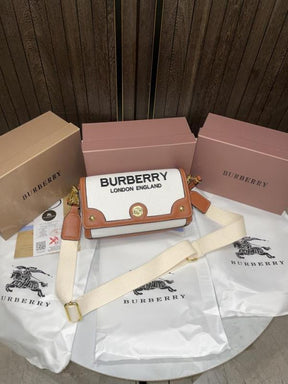 burberr  y vintage logo shoulder bag with box 388