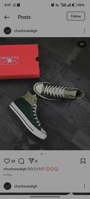 Conversee. chuck 70 colorblock