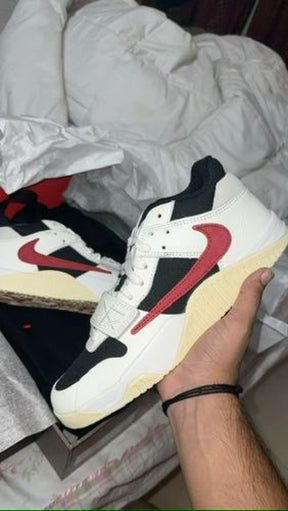 Air Jordan retro 1 x travis scott Jumpman Jack Red swoosh