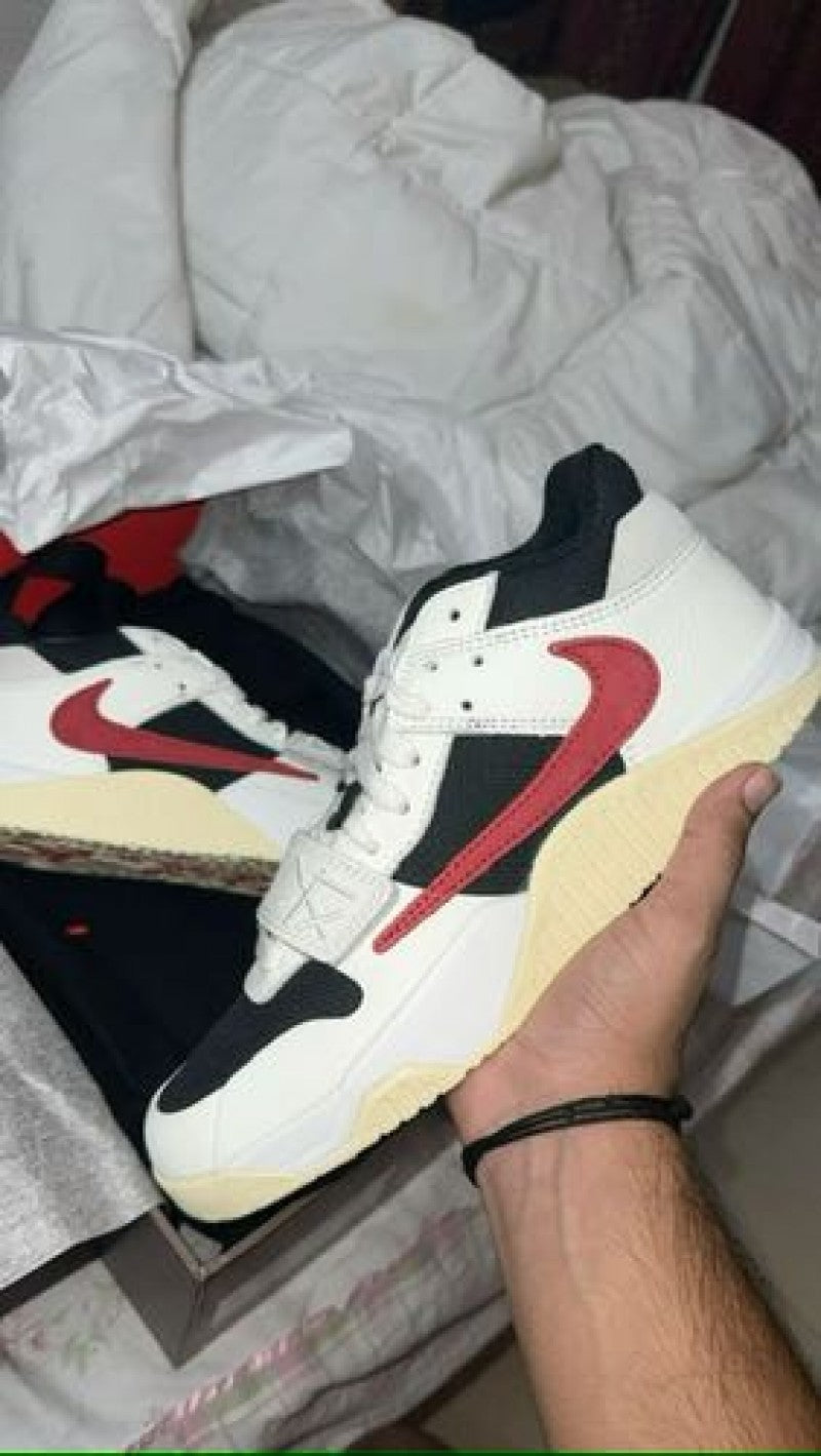 Air Jordan retro 1 x travis scott Jumpman Jack Red swoosh