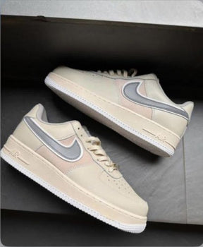 Nikee Airforce 1 Low Beige Reflective