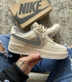 Nikee Airforce 1 Low Beige Reflective
