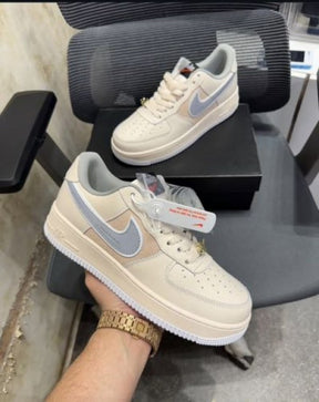 Nikee Airforce 1 Low Beige Reflective