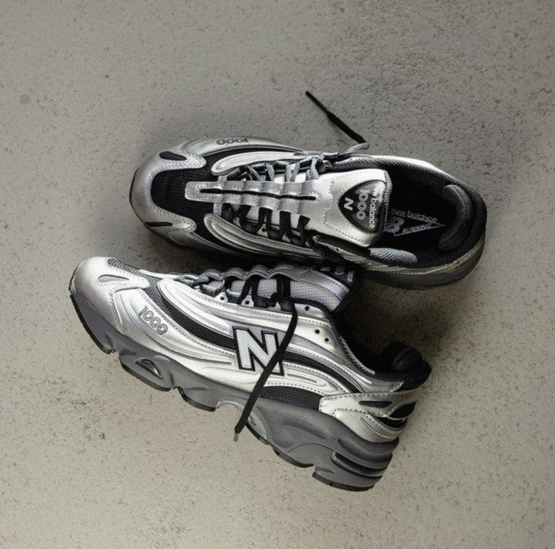newbalnce 1000 silver Metallic