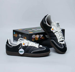 Adidass samba og dia de los muertos black sneakers
