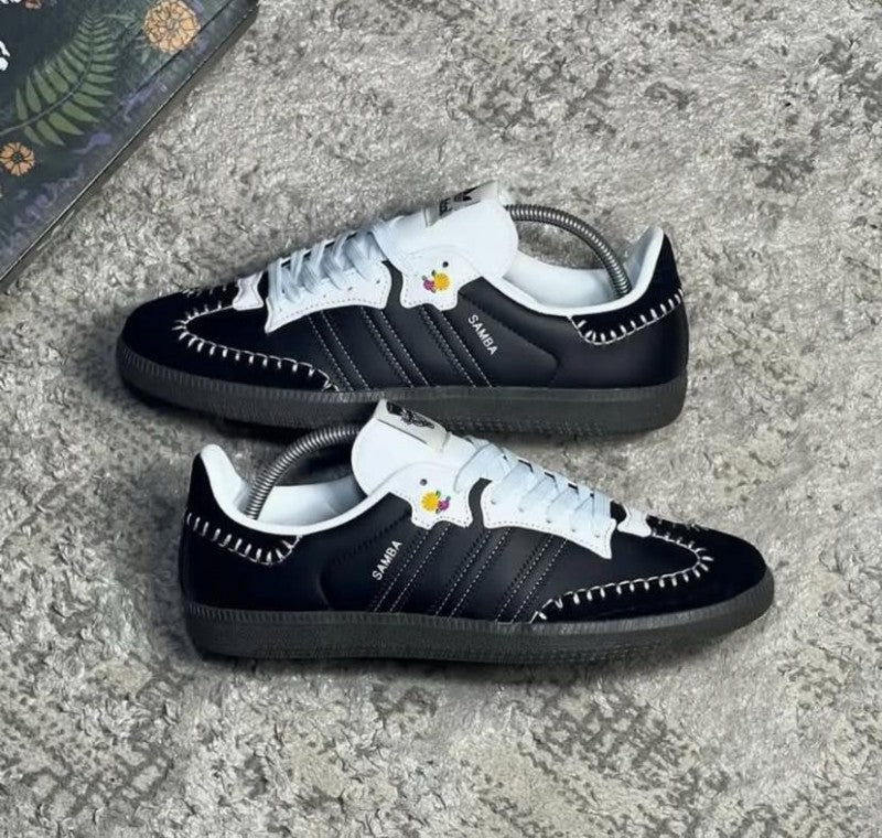 Adidass samba og dia de los muertos black sneakers