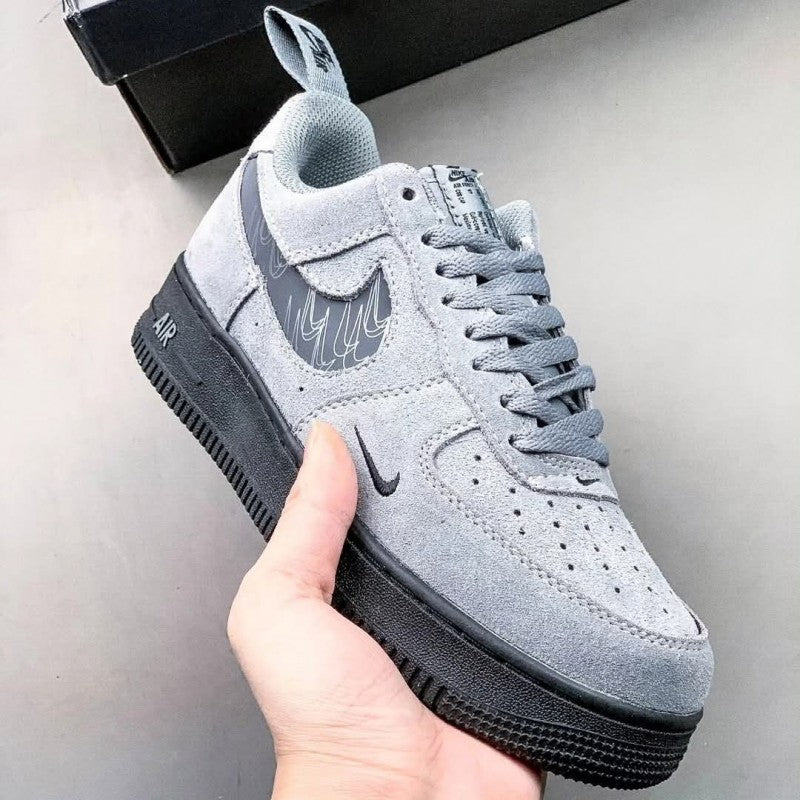 E Airforce 1 07 lv8 se reflective swoosh cool grey