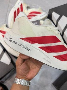 Adidass adizero evo sl white red
