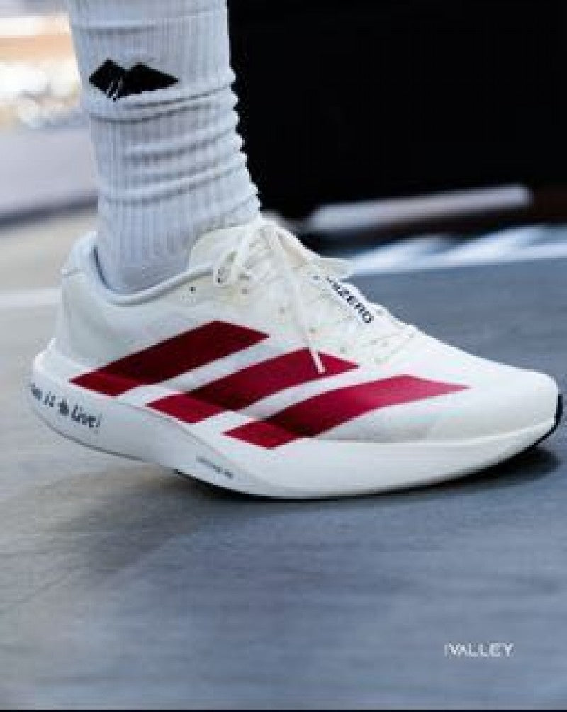 Adidass adizero evo sl white red