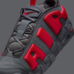 Nikee Air More Uptempo Dark Grey Light Crimson
