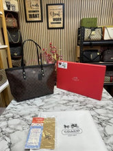 COAC  H TOTE SLING WITH ORIGINAL BOX AND DUST BAG (coffee)