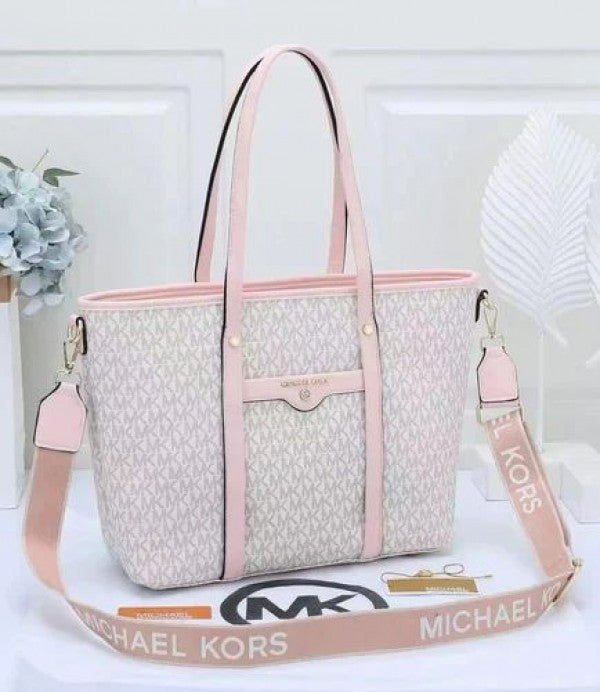 Michael  Kors  Tote  Bag  Hombro  With  Brand  Dust  Bag  (Beige  Pink  23011)