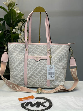 Michael  Kors  Tote  Bag  Hombro  With  Brand  Dust  Bag  (Beige  Pink  23011)