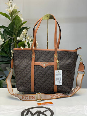 Michael  Kors  Tote  Bag  Hombro  With  Brand  Dust  Bag  (Coffee  Brown  23011)