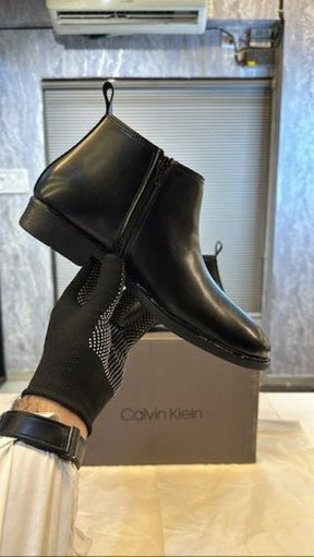 calvin klein full black longshoes