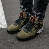 Air Jordan 4 Undefeated Olive Green
