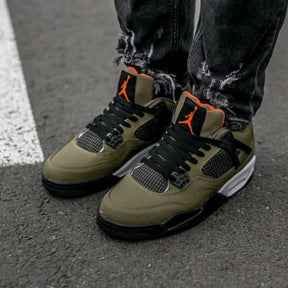 Air Jordan 4 Undefeated Olive Green