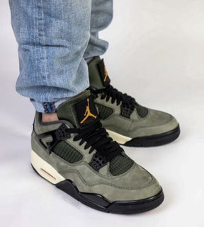 Air Jordan 4 Undefeated Olive Green