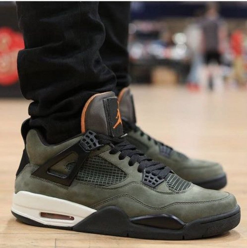 Air Jordan 4 Undefeated Olive Green