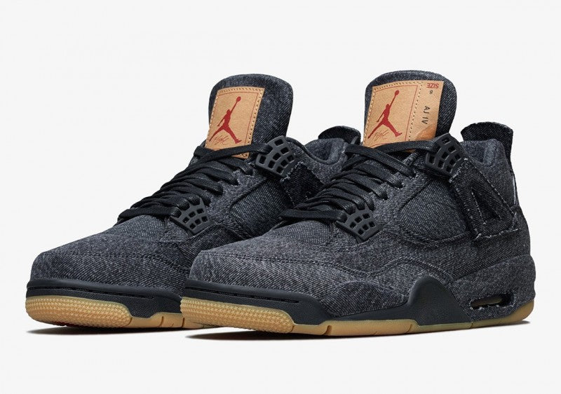 Levis X Air Jordan 4 Black Semi UA Quality (1081
