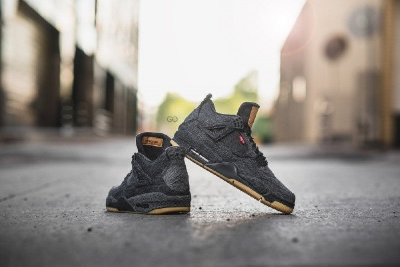 Levis X Air Jordan 4 Black Semi UA Quality (1081