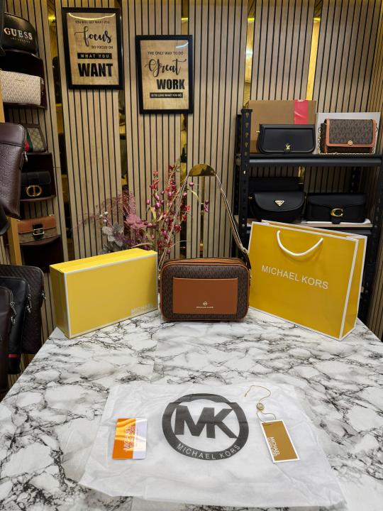 Michael  Kors Maeve With Box And Dust Bag Including Carry Bag (Brown)