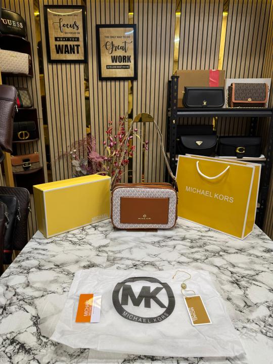 Michael  Kors Maeve With Box And Dust Bag Including Carry Bag (Beige)