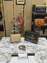 Dolce  &  Gabbana  lacquered  bag  mini  DG Logo  (Cream)