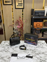 Dolce  &  Gabbana  lacquered  bag  mini  DG Logo  (Black)