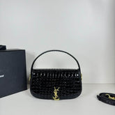 Ysl voltaire womens bag with og box(83 1crocodile)