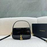 Ysl voltaire womens bag with og box(83 1 mirror black)