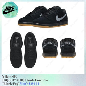 Nikee sb dunk low pro fog shoes