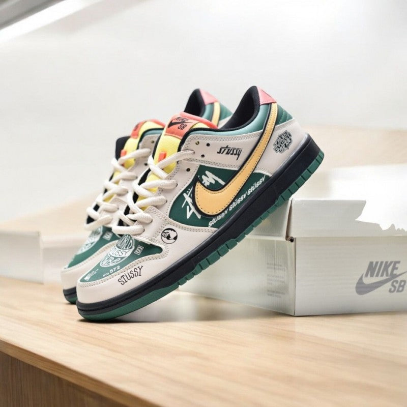 dunk stussy green Just do it as2