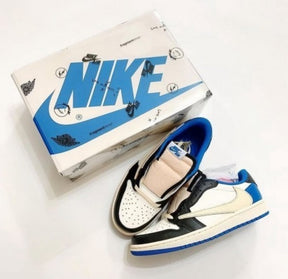 NO COVER Jordan 1 Low Fragment X Travis Scott Without Plastic Packing Semi UA