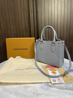 LOUIS  VUITTON blue ONTHEGO PM WITHOut BOX 13