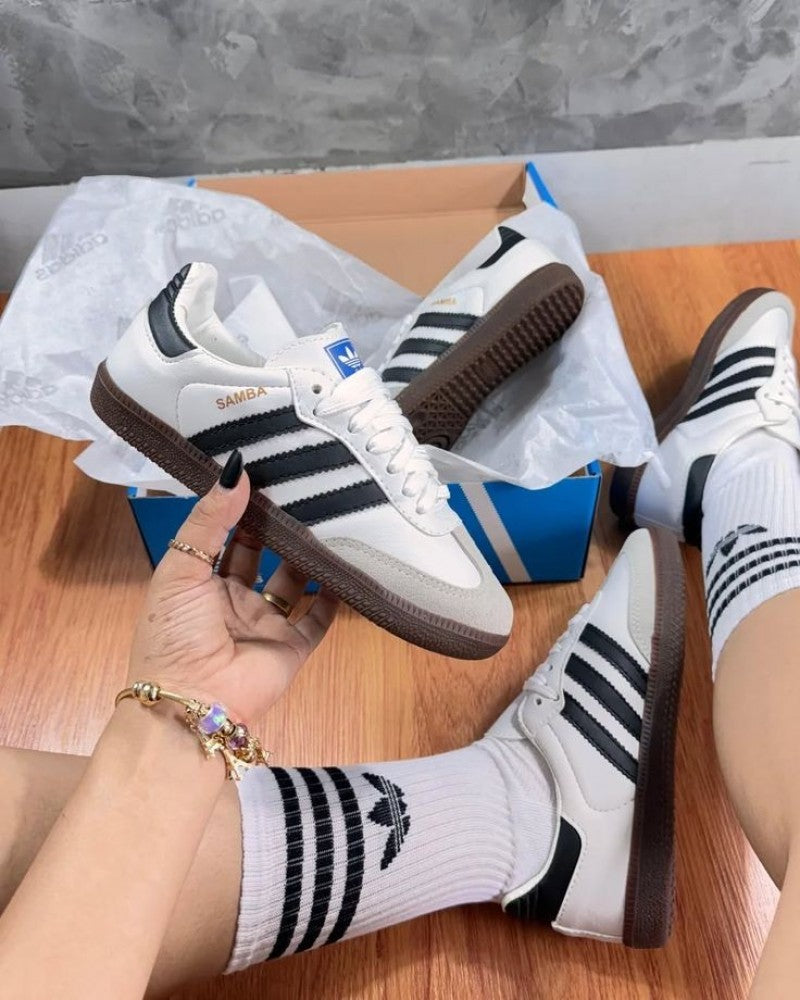 ADDIDAS SAMBA WHITE FOR MEN AND WOMEN
