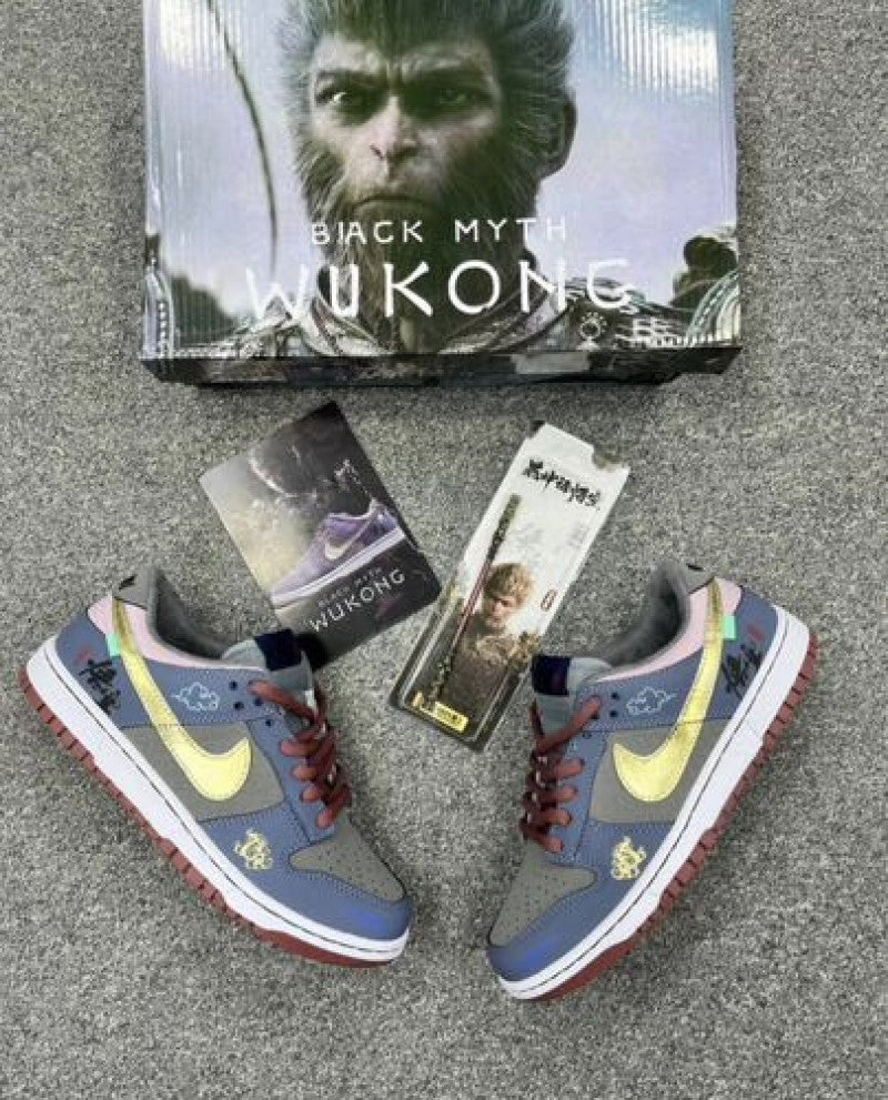 Nik ee Air Jordan 1 Low Black Myth Wu Kong