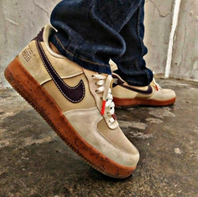 E Airforce 1 low coffee suede quality