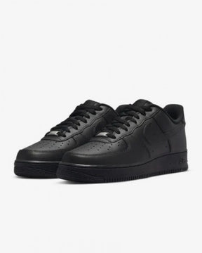 Nikee AirForce 1 Low 07 Triple Black UA Quality With Dust Bag Hand Carry Bag