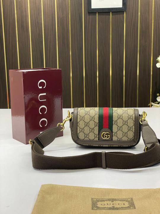 Gucci  ophidia  mini  signature  bag  with  og  box