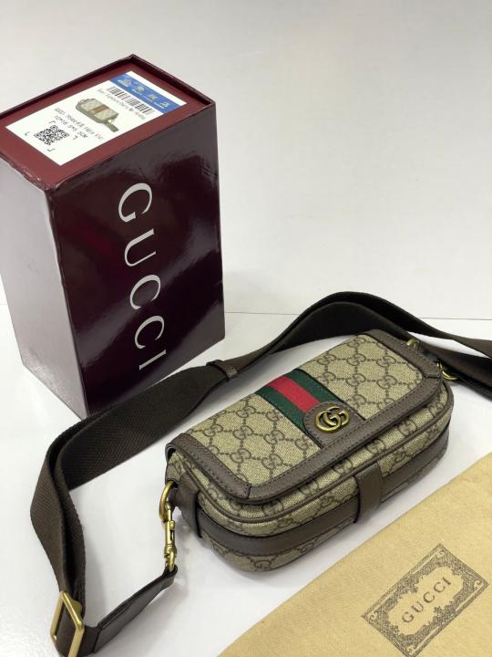 Gucci  ophidia  mini  signature  bag  with  og  box