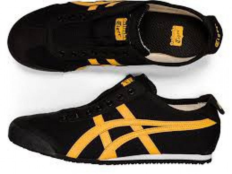 Onitsuka Tiger Mexico 66 Slip On Black Yellow 144