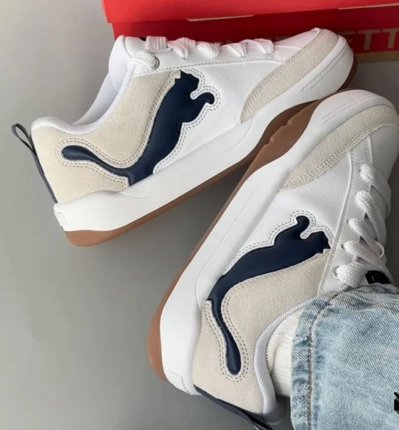 pum aa Park Lifestyle white navy Fix