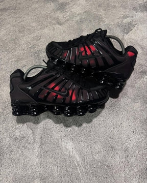 Nikee shox TL Black Red Thermal colour change