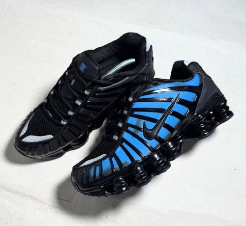Nikee shox TL Black Blue Thermal colour change